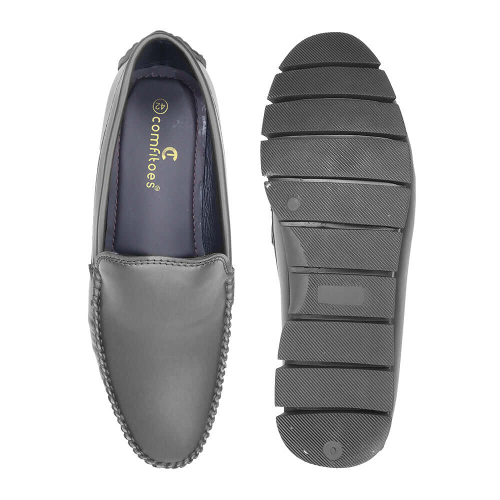 COMFITOES SYENTHETIC BLACK CASUAL LOAFER FOR MEN - Comfitoes Footwear Pvt. Ltd.