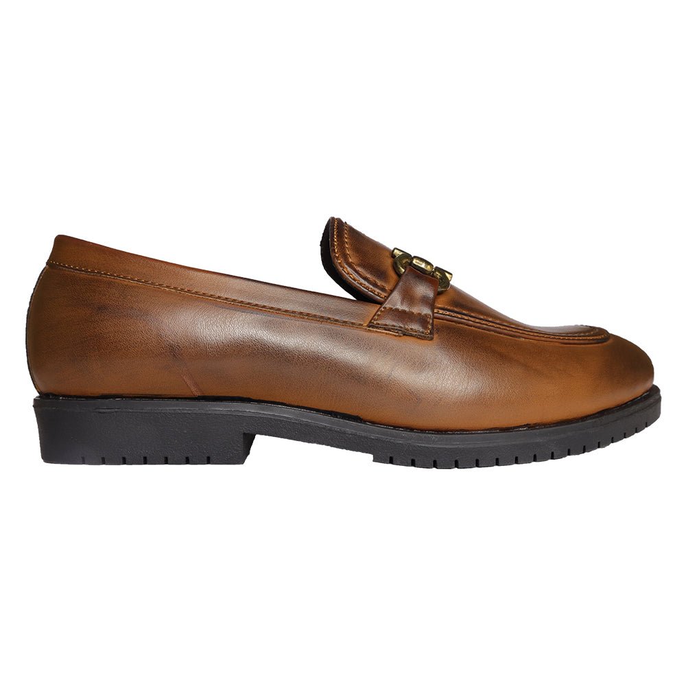 Tan Round Toe Loafer - Comfitoes Footwear Pvt. Ltd.