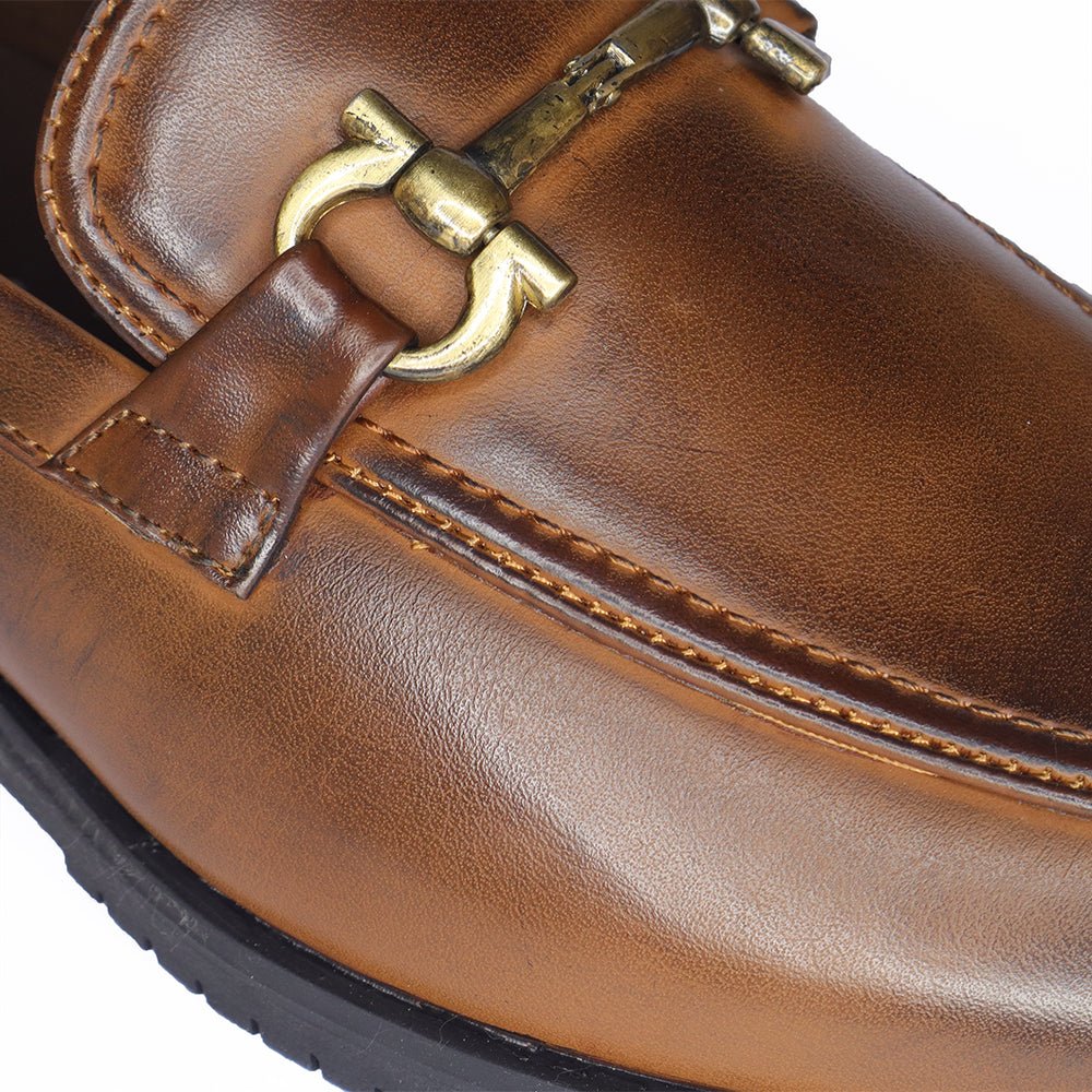 Tan Round Toe Loafer - Comfitoes Footwear Pvt. Ltd.