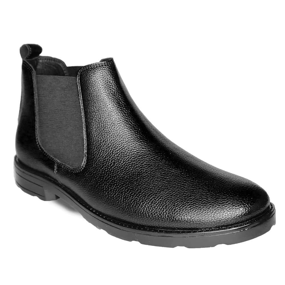 COMFITOES BLACK CHELSEA BOOTS FOR MEN - Comfitoes Footwear Pvt. Ltd.