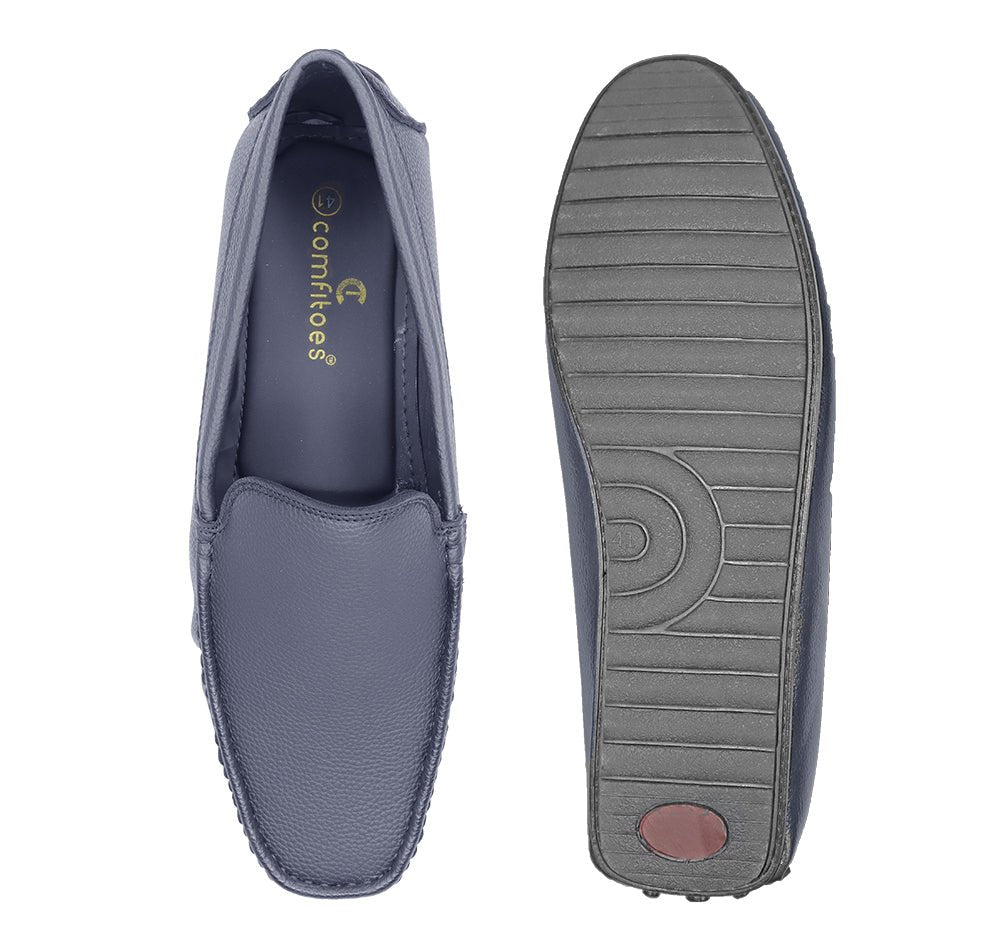 COMFITOES SYENTHETIC BLUE CASUAL LOAFER FOR MEN - Comfitoes Footwear Pvt. Ltd.