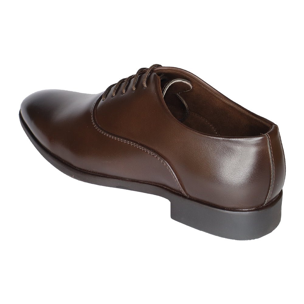 Shining Brown Round Toe Loafers - Comfitoes Footwear Pvt. Ltd.